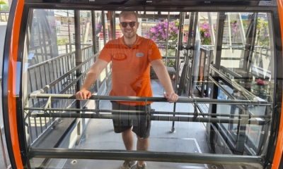 Looking at the Dubrovnik Cable Car from a different angle 